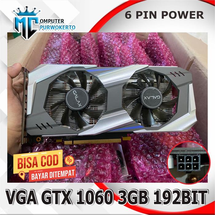 VGA CARD GTX 1060 DDR5 3GB Gaming 192BIT GTX 1060 3GB Lazada