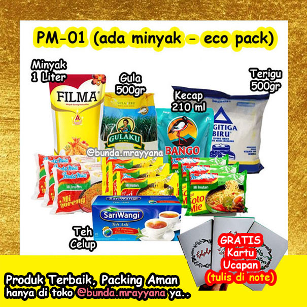 [Pm-01] Basic Food Package with Code Pm01 (Cheap Economical Coffee Sugar Complete Complete for Monthly…