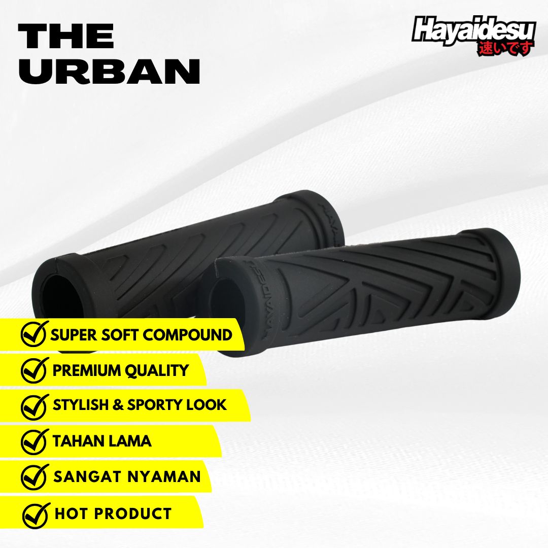 Hayaidesu Handgrip THE URBAN - Hand Grip Motor Matic NMAX , PCX , ADV , VARIO , AEROX , XMAX , BEAT , SCOOPY , MIO Harga 99,000 rupiah*Gratis Ongkir