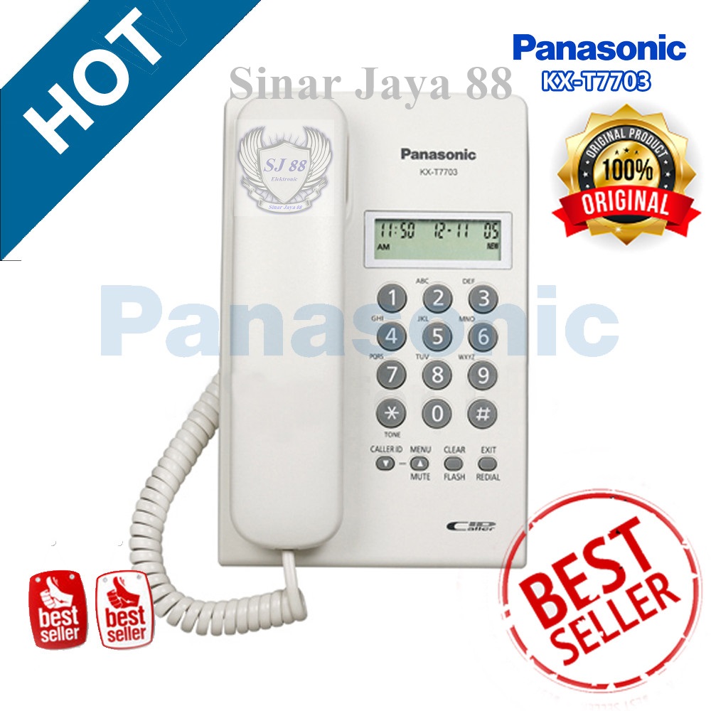Panasonic KX-T7703 Telepon Kabel ORIGINAL Harga  295,900 Ringgit*Penghantaran Percuma