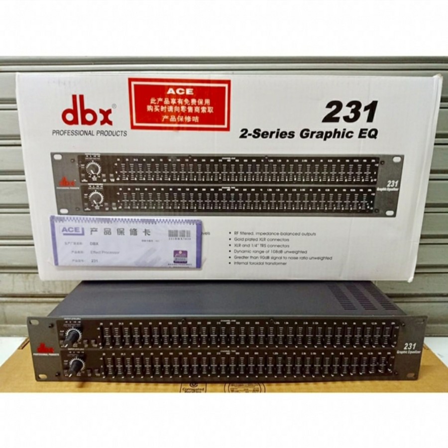 EQ DBX 231 / EQUALIZER DBX 231 GRADE A++ Harga 545,000 rupiah*Gratis Ongkir