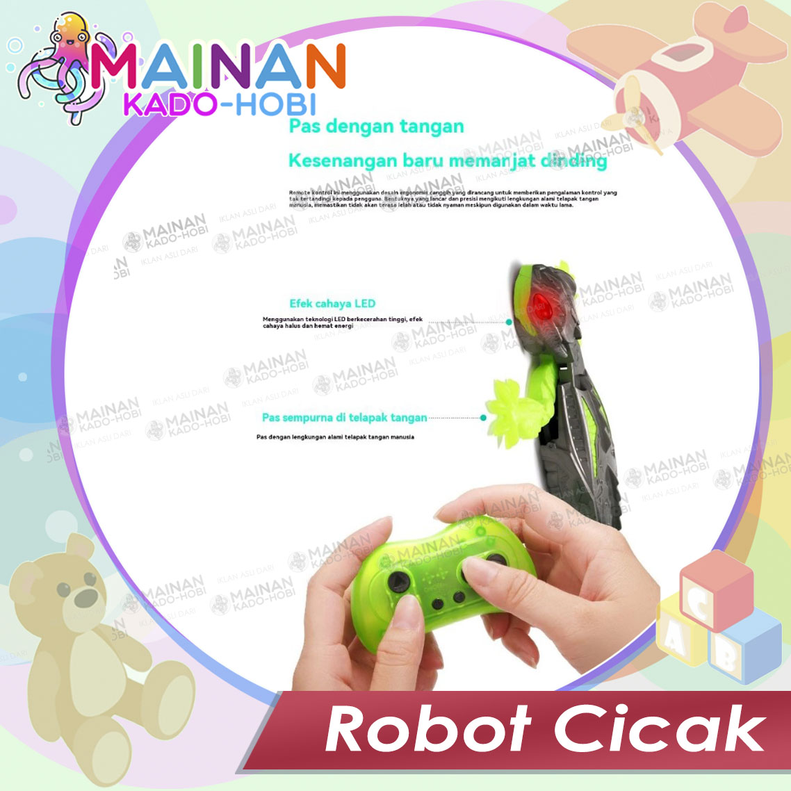 Prank Toys Robot Cicak Tokekk Lizardd Remote Control Battery Toys