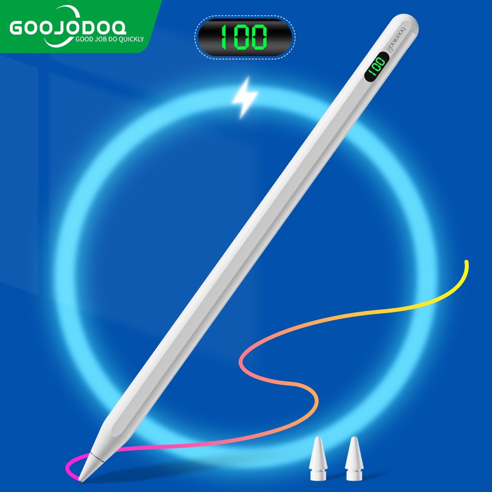 Goojodoq stylus Pen For ipad Pencil 2 1 LCD Display Palm Rejection with wireless charger Stylus Pen Pencils for Pad Pro 11 Air 4 Air 5 / Pro 12.9 Mini 5/6 Harga 239,000 rupiah*Gratis Ongkir