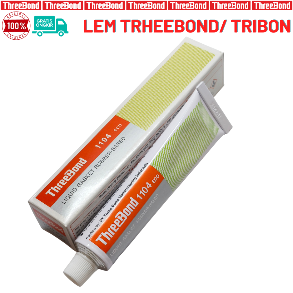 Tiebond Tribon gasket glue adhesive gasket gasket glue 25gr 50gr Harga 13,500 rupiah*Gratis Ongkir
