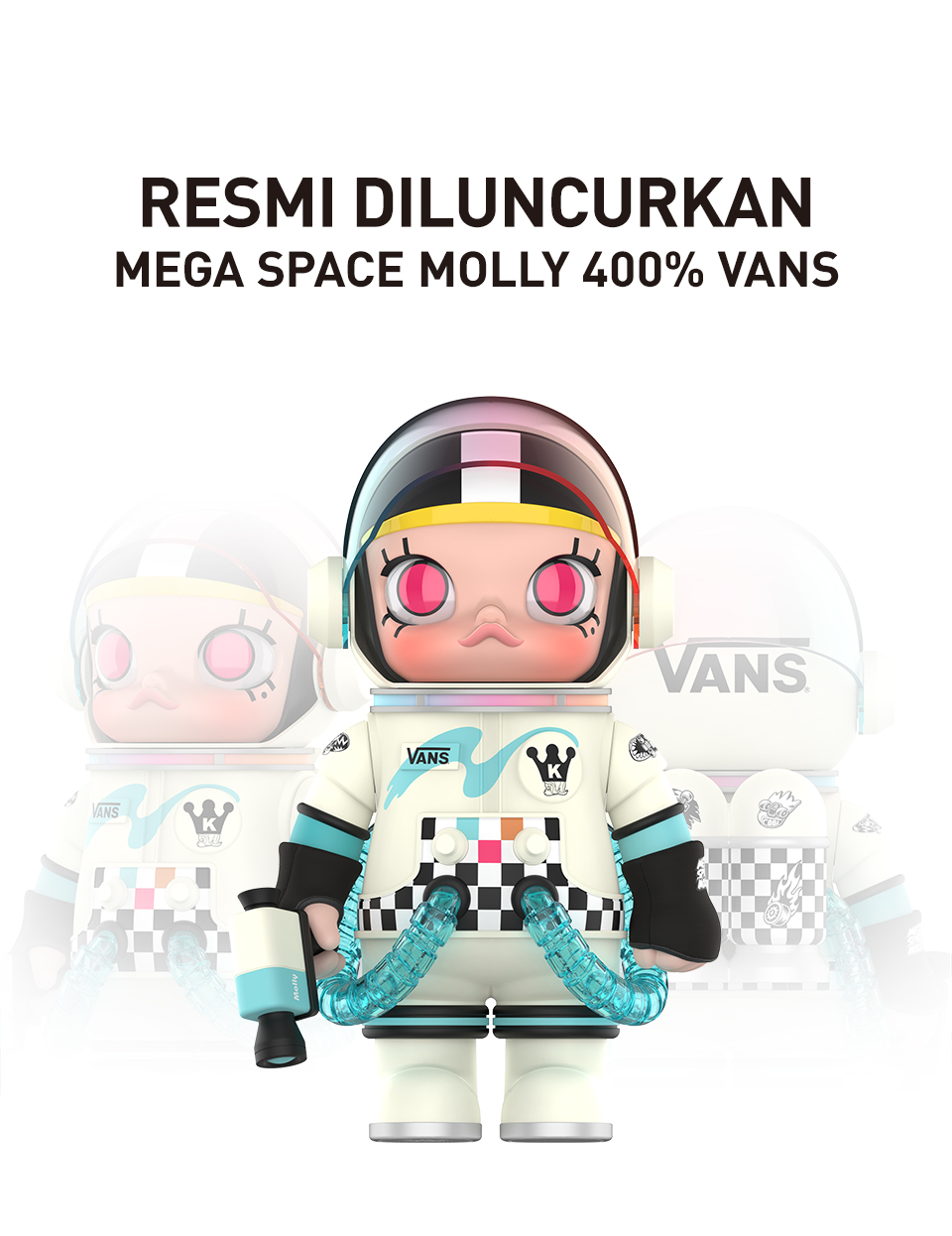 【POPMART MEGA SPACE MOLLY 400% VANS】 楽天市場】MEGA SPACE MOLLY 400% VANS : POP MART JAPAN 楽天市場店
