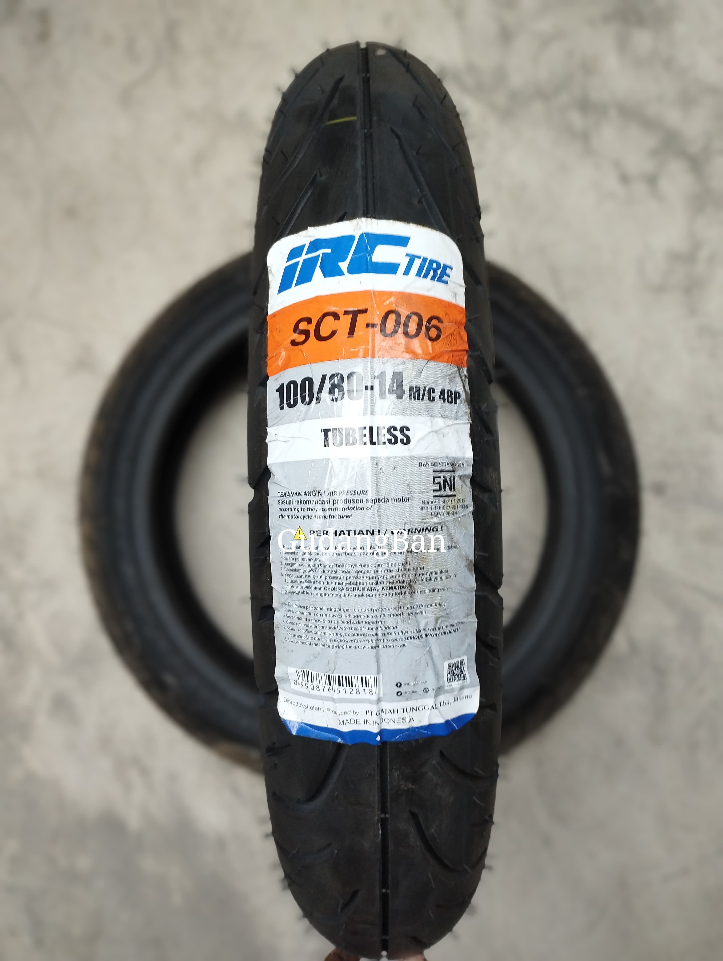 IRC 120 70 - 14 SCT-007 Tubeless ban pcx vario belakang | Lazada