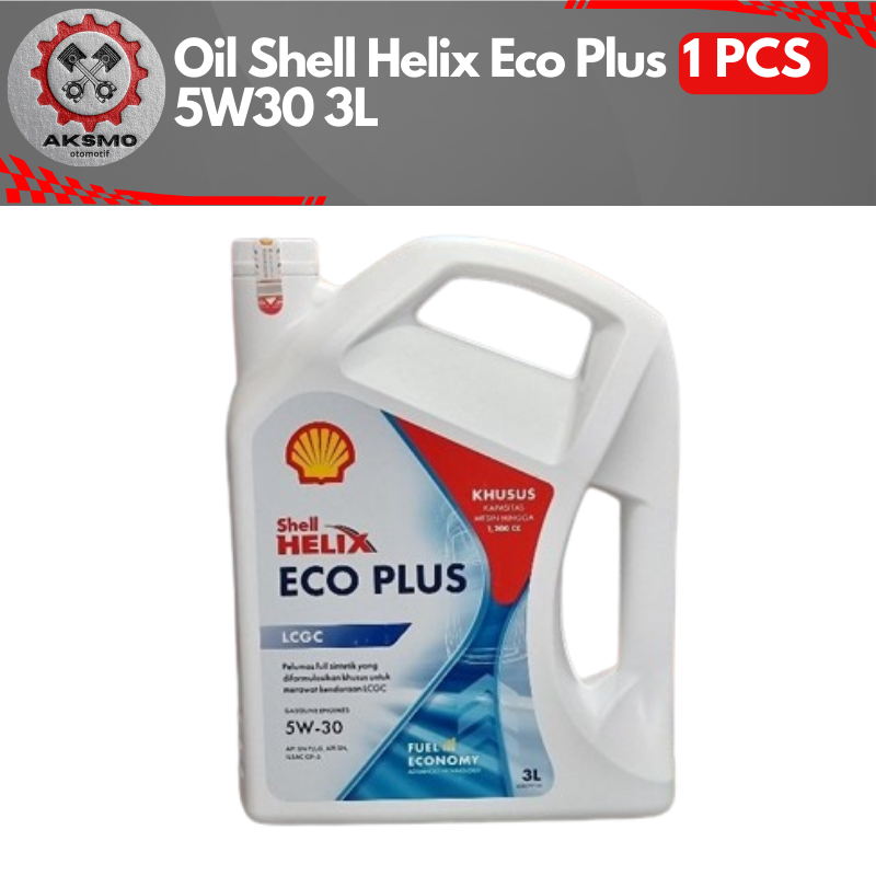 Shell Helix Eco Plus 5W30 3L/1L Oil Special for Lcgc Toyota Calya Ayla Agya Cars Harga 252,800 rupiah*Gratis Ongkir