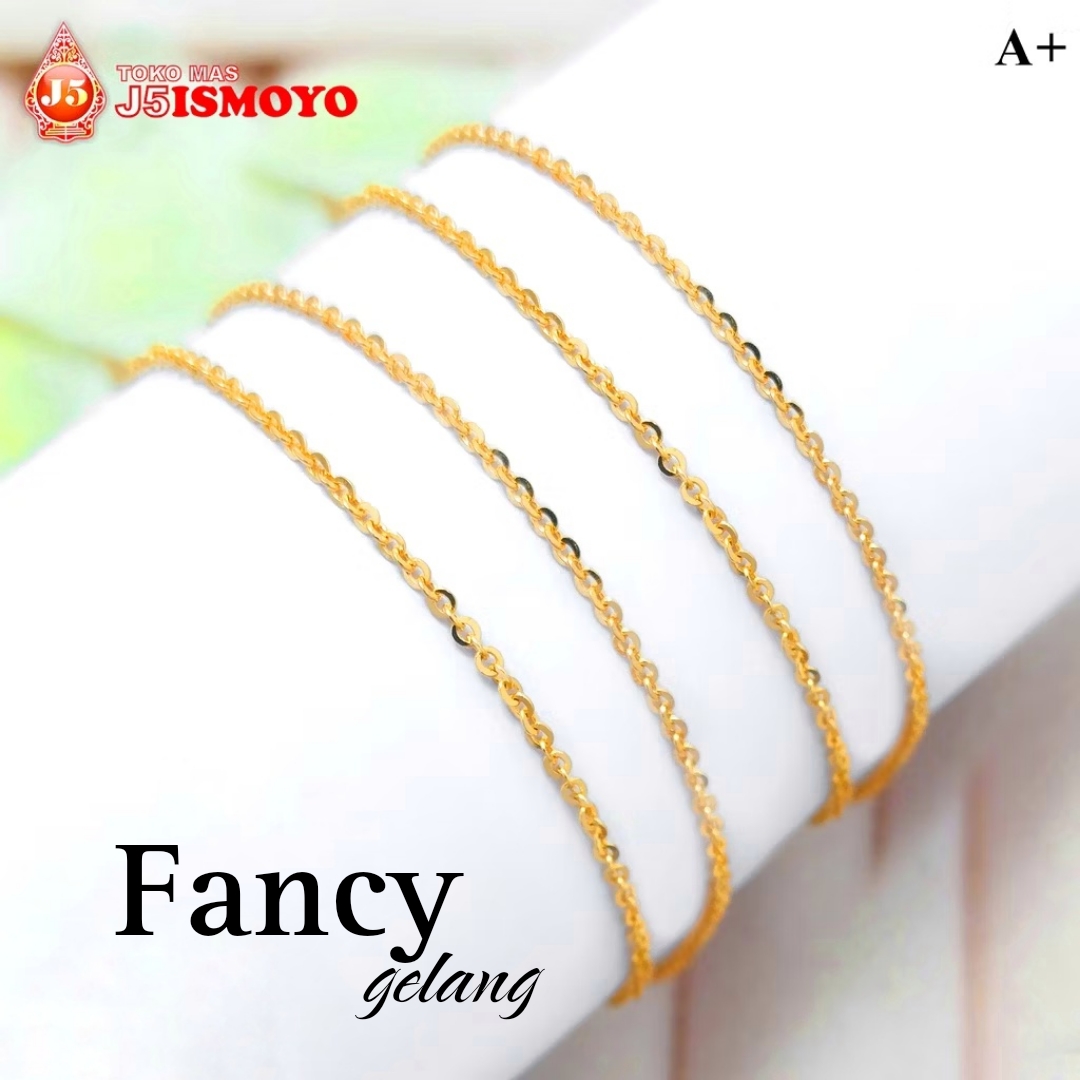 J5 Ismoyo Plain Fancy Gold Bracelet Harga 725,000 rupiah*Gratis Ongkir