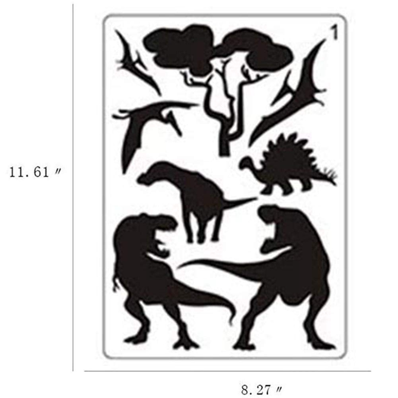 12Pcs Mandala Painting Templates Perfect Animal Drawing Stencils Hollow Board for DIY Painting Art 12Pcs Mandala Painting Templates Perfect Animal Drawing Stencils Hollow Board for DIY Painting Art