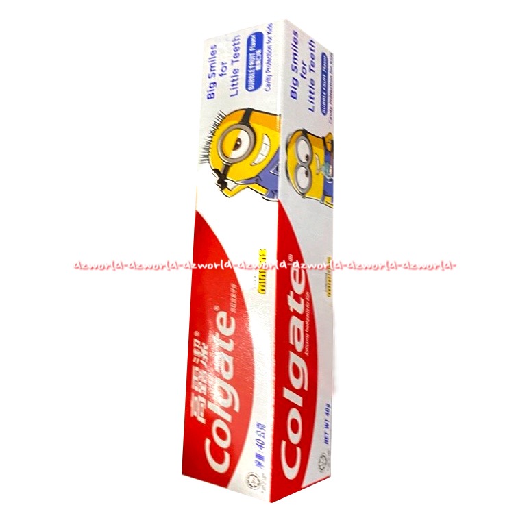 Colgate Minios 40gr Big Smile Odol Pasta Gigi untuk Anak Anak versi minion dengan rasa permen karet untuk anak anak