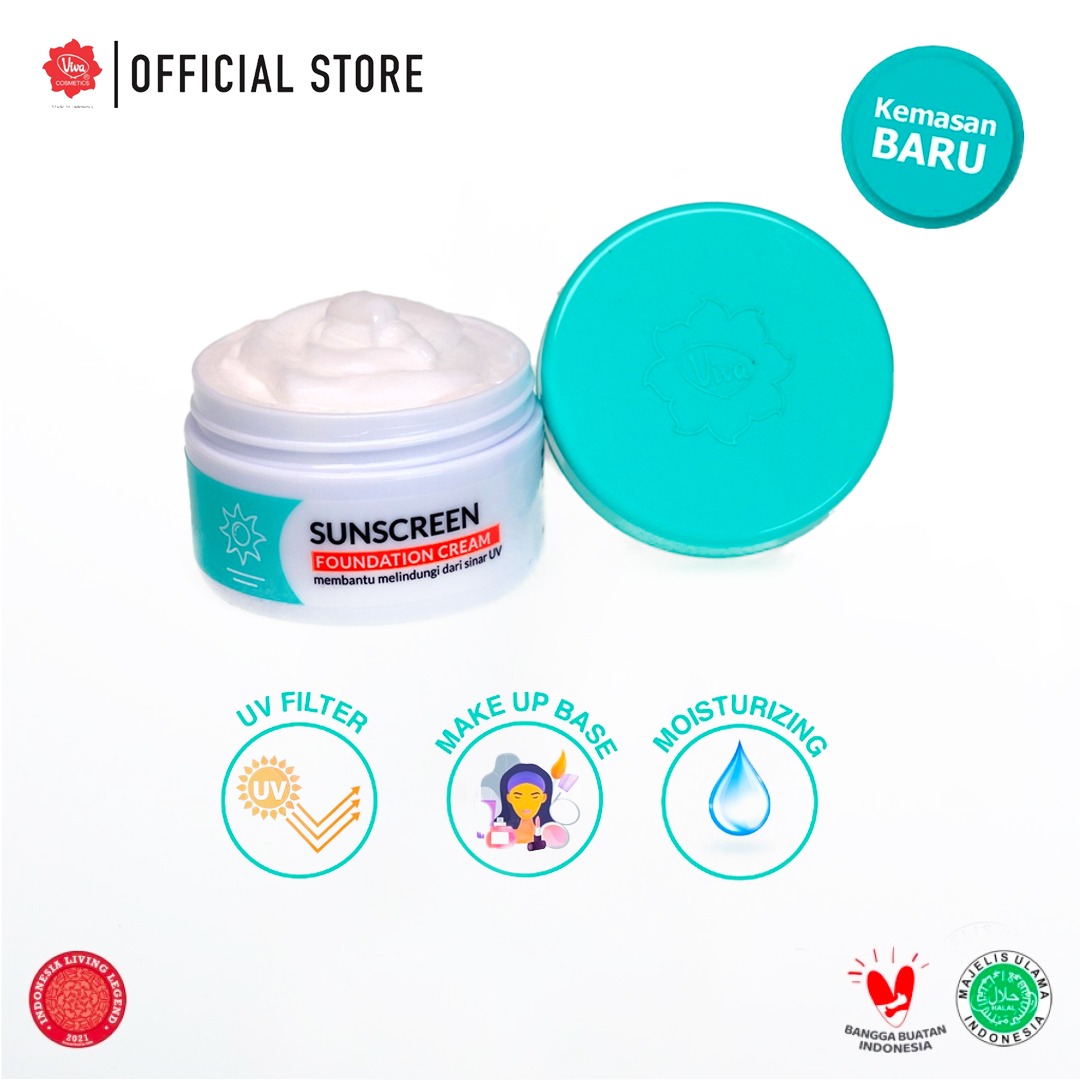 Lazada Indonesia - Viva Sunscreen Foundation – UV FILTER (22 gr)