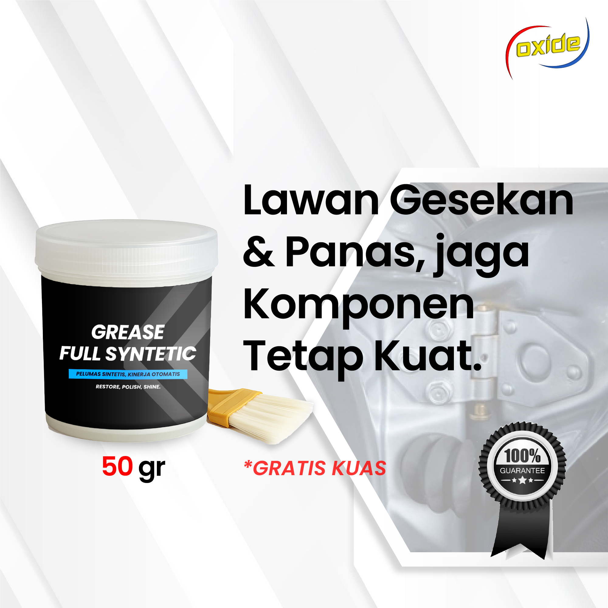 Oxide Multifunctional Synthetic Grease Vehicle Lubricant Harga 26,000 rupiah*Gratis Ongkir