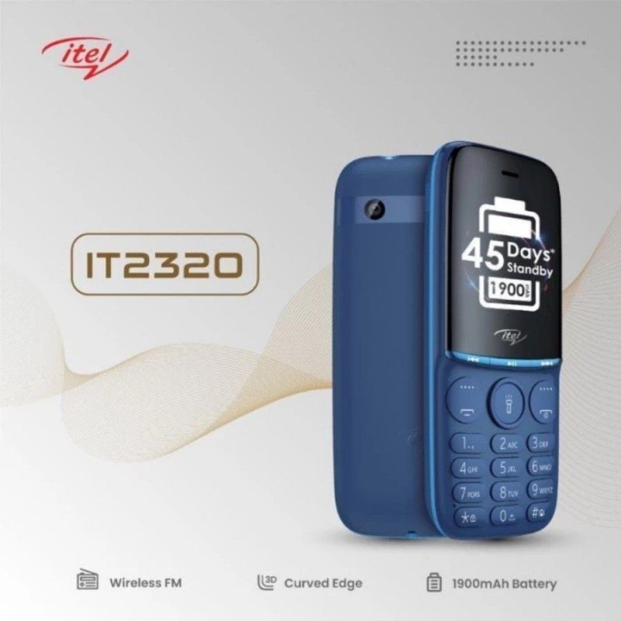 Itel IT2320 Dual Sim Garansi Resmi Harga  205,000 Ringgit*Penghantaran Percuma