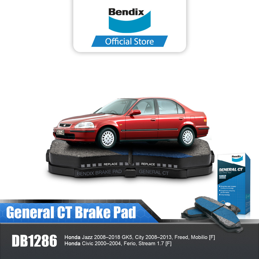 Bendix Kampas Rem Depan Mobil Honda Ferio - DB1286GCT Harga 475,600 Ringgit*Penghantaran Percuma