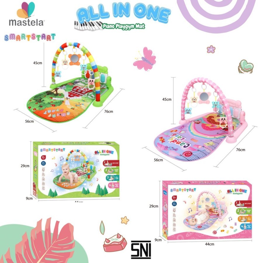MASTELA Piano Playgym Mat all in one