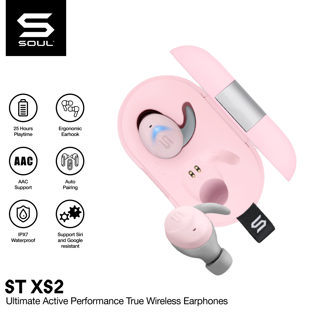 Soul OPENEAR S-Clip On Earphones with Spatial Sound, All-Day Comfort,  Open-Ear Safety Design, Long Battery Life, Low Latency Entertainment Mode -  for