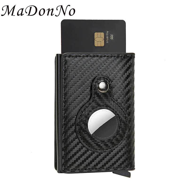 Lazada Indonesia - COD – MaDonNo Dompet Kartu Anti RFID Card Wallet with AirTag Slot – M218
