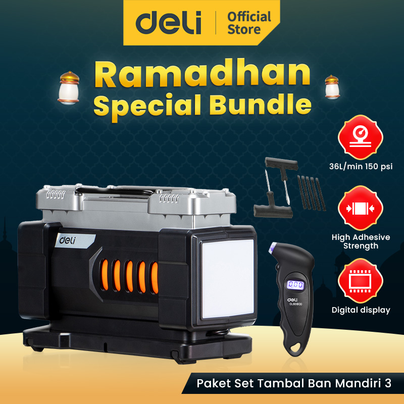 Deli Paket Tambal Ban Tubles Set Lengkap DL-TK-A1S Harga 654,200 rupiah*Gratis Ongkir