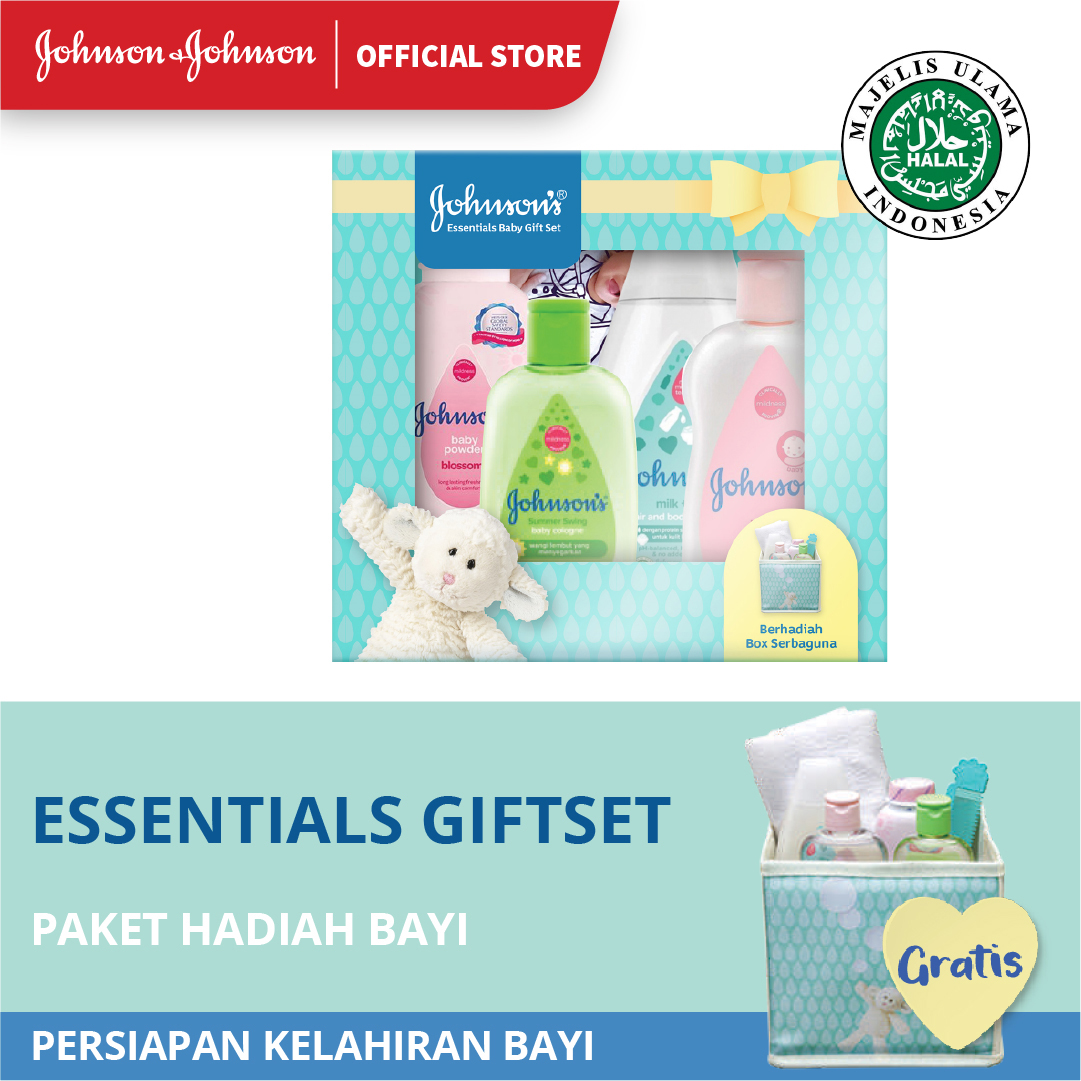 JOHNSON'S Essentials hadiah Set - Paket Hadiah Bayi