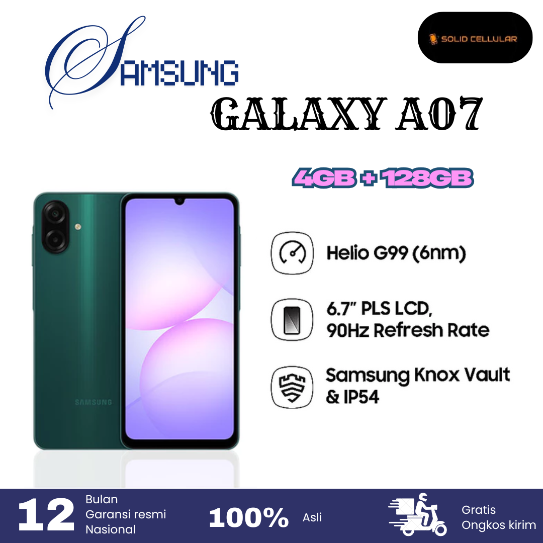 Samsung A07 4/64 4/128 6/128 8/256 Official Warranty Giá 1,399,000 Đồng*Miễn phí vận chuyển