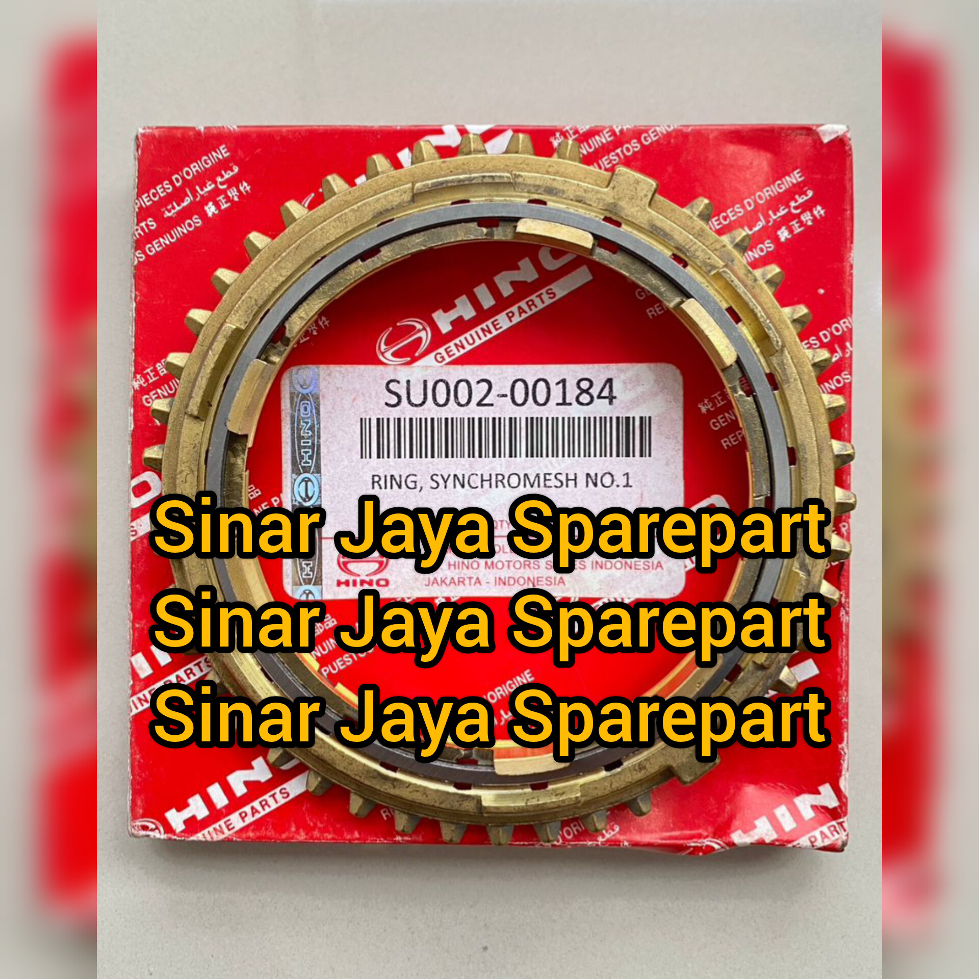 Ring Set Sinkromis Gigi 2 Toyota Dyna 140HT 140GT Hino Dutro 140HT 140GT SU002-00184 Harga 2,300,000 rupiah*Gratis Ongkir