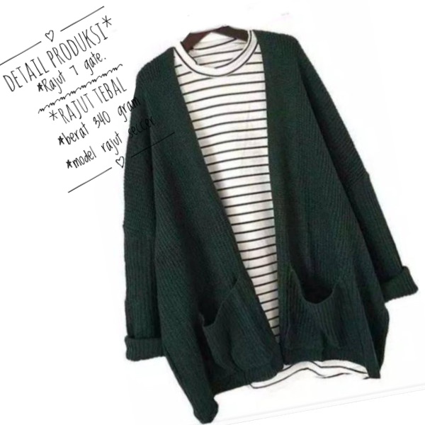 oversized lavella cardigan