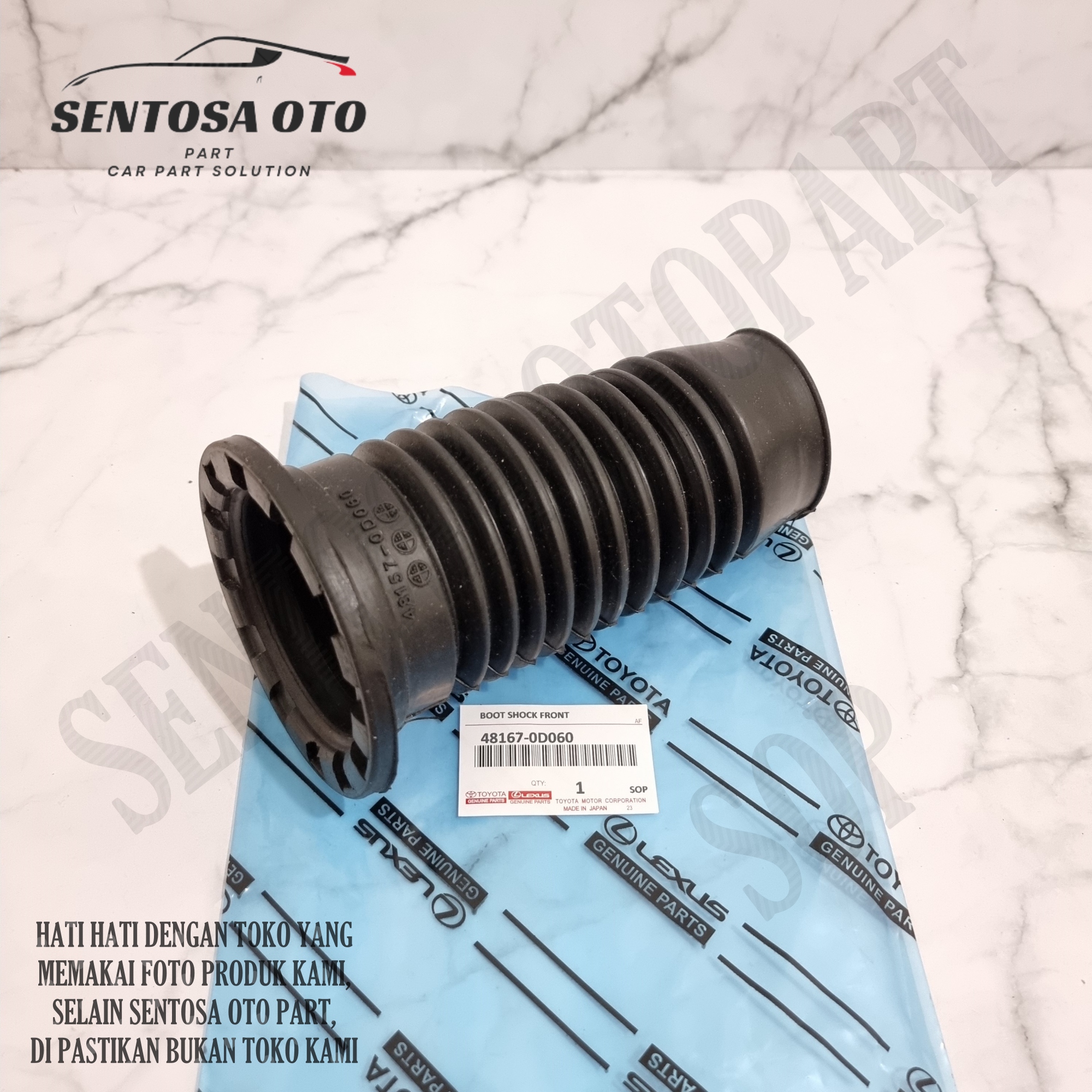 Karet Boot Shock Depan Tutup Debu Yaris New Vios Gen 2 2006 2007 2008 2009 2010 2011 2012 P/N 48157-0D060 Harga  40,000 Ringgit*Penghantaran Percuma