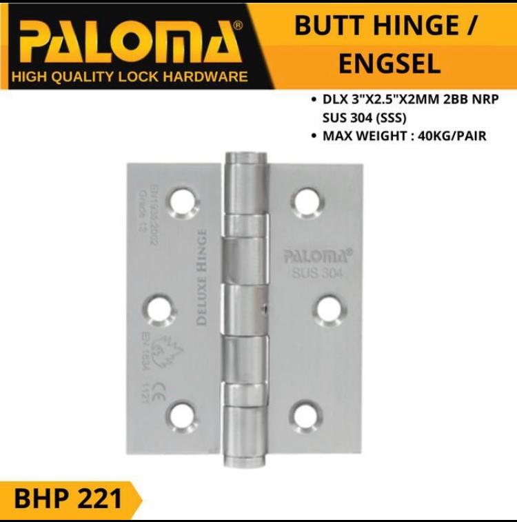 Engsel Pintu Jendela PALOMA BHP 221 DLX 3\ Engsel Pintu Jendela PALOMA BHP 221 DLX 3\