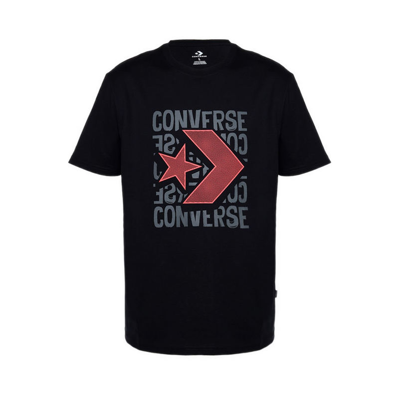 Converse Men's T-Shirt - CONX5MT401BC - Black