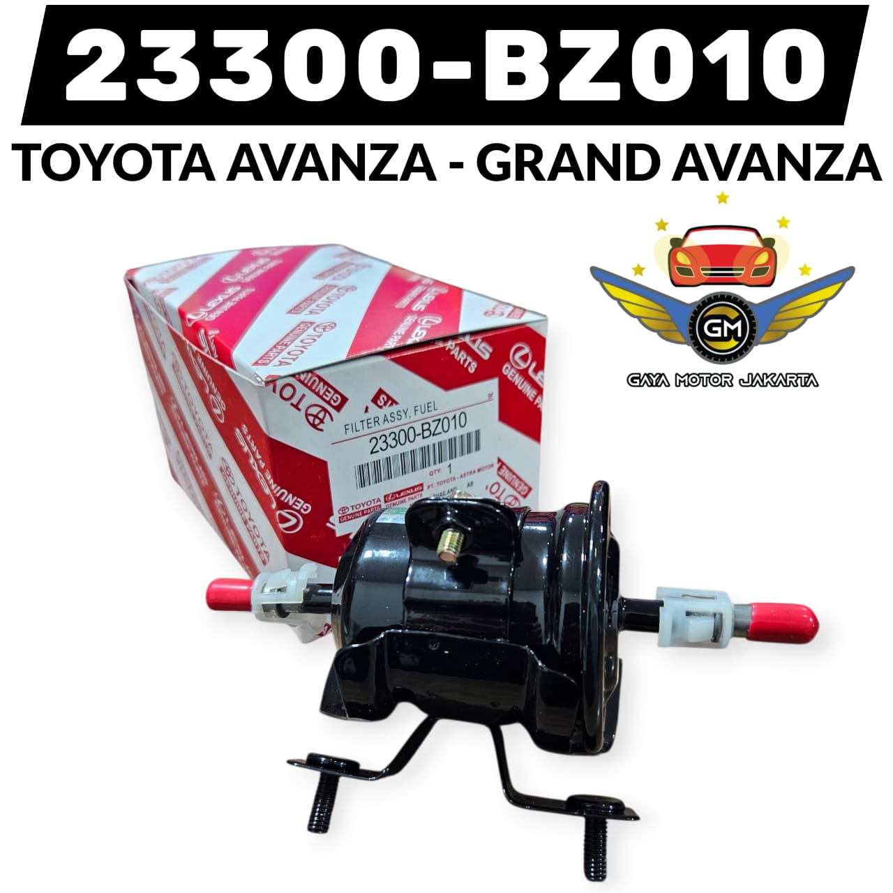 Toyota all new Avanza - Xenia - Veloz - Grand Avanza-great Xenia 23300-bz010 fuel filter Harga 75,000 rupiah*Gratis Ongkir