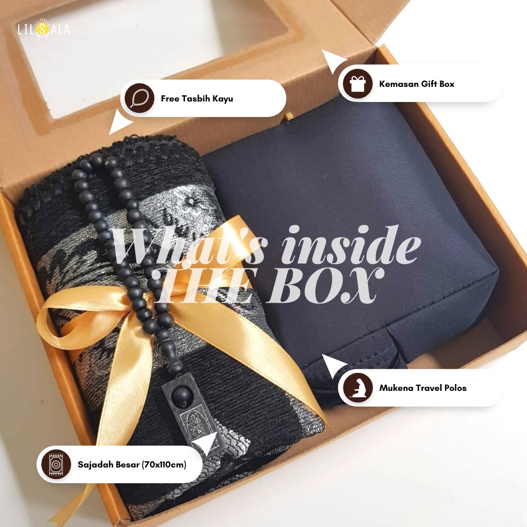 [BARKA] Hampers Idul Fitri Sajadah dan Mukena Travel Kanaya Seserahan Parcel Ramadhan Lebaran Kado Per…