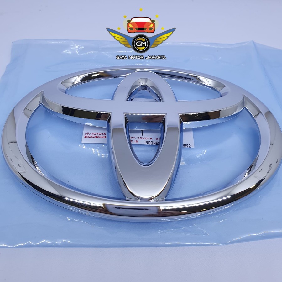 Logo Toyota-Emblem Grill Toyota Grand New Avanza-Calya 75311-BZ300 Harga 162,000 rupiah*Gratis Ongkir