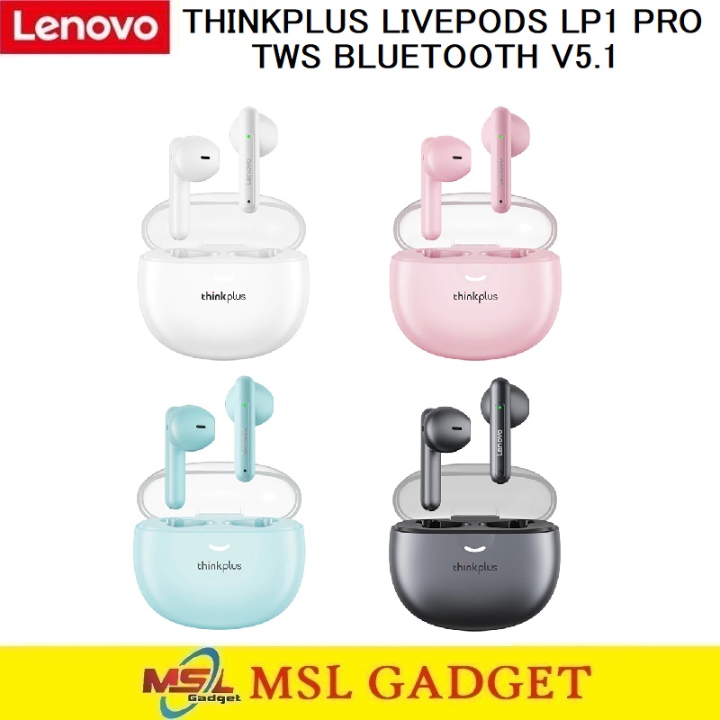 Earphones Lenovo Lp1 Bluetooth Lenovo Thinkplus Lenovo Lp1