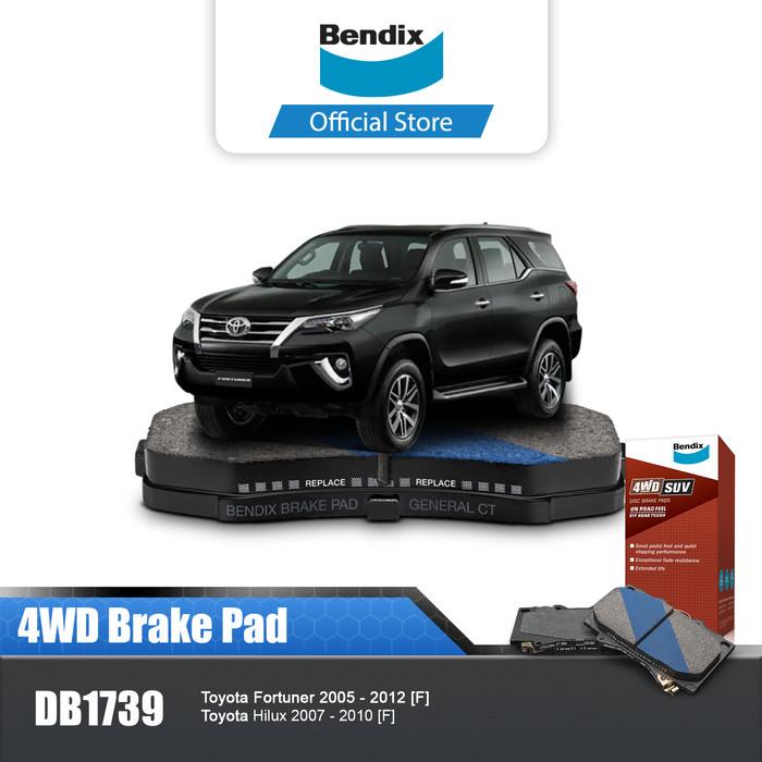 Bendix Kampas Rem Depan Mobil Toyota Fortuner 2005-2012 DB1739-4WD Harga 839,840 rupiah*Gratis Ongkir