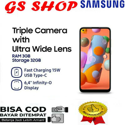 HP SAMSUNG GALAXY A11 3/32GB Giá 1,275,000 Đồng*Miễn phí vận chuyển
