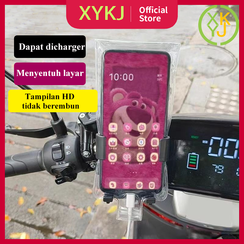 Xykj waterproof mobile phone bag protective pouch waterproof plastic bag mobile phone holder phone case Harga 9,999 rupiah*Gratis Ongkir