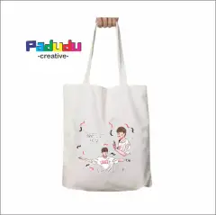 Tas Totebag Resleting Jae hyun icn bye Tote Bag Wanita | Pria Tas Belanja