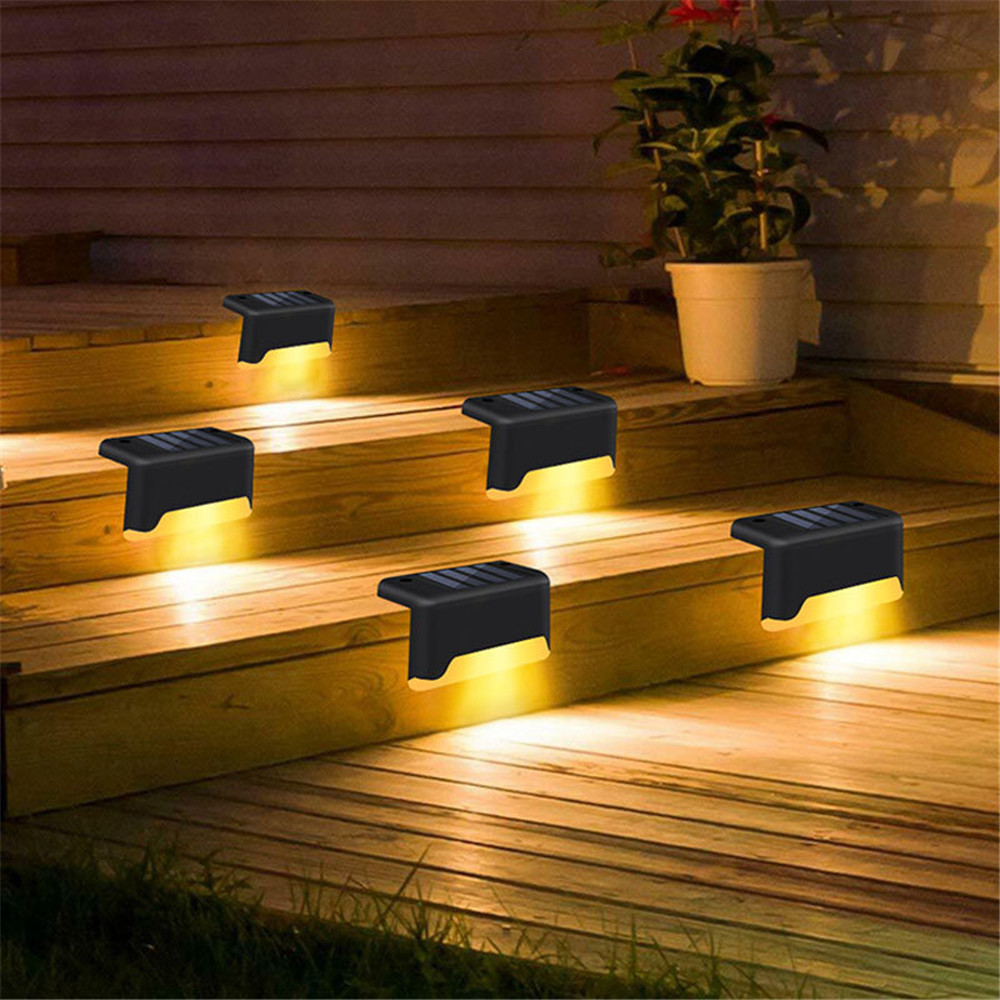 garden step lights solar