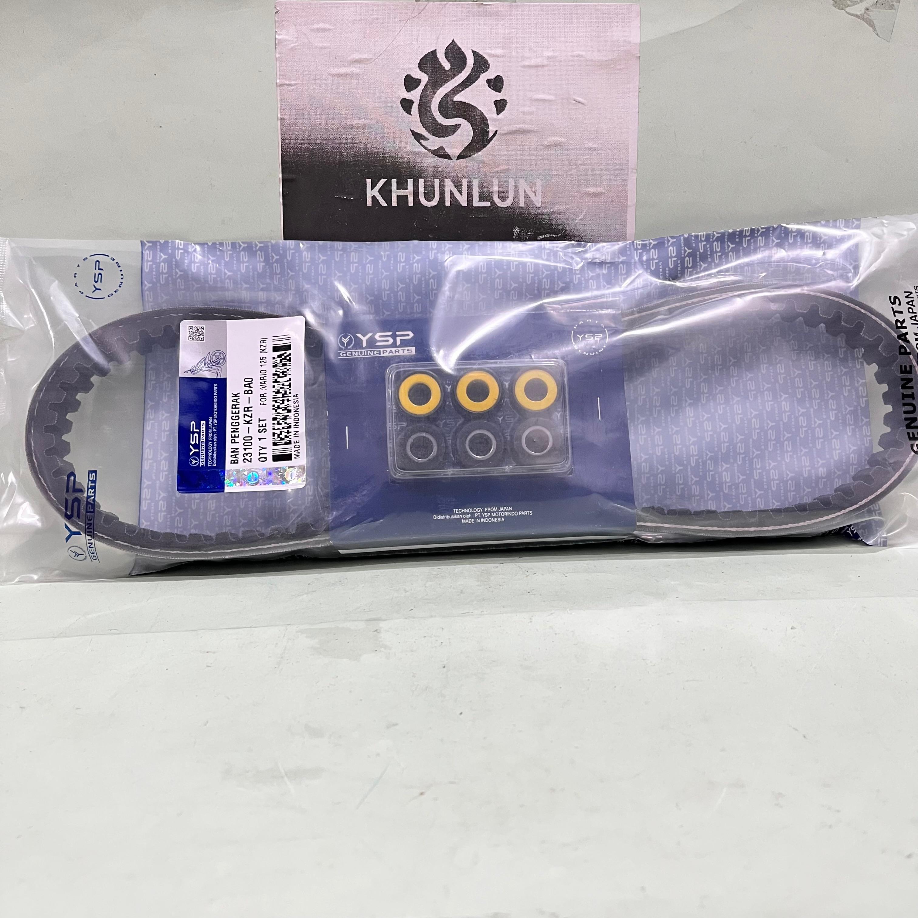 Vanbelt Assy Ysp Vario 125 23100-Kzr-Ba0 Original 100% Motorcycle Parts Harga 115,520 rupiah*Gratis Ongkir