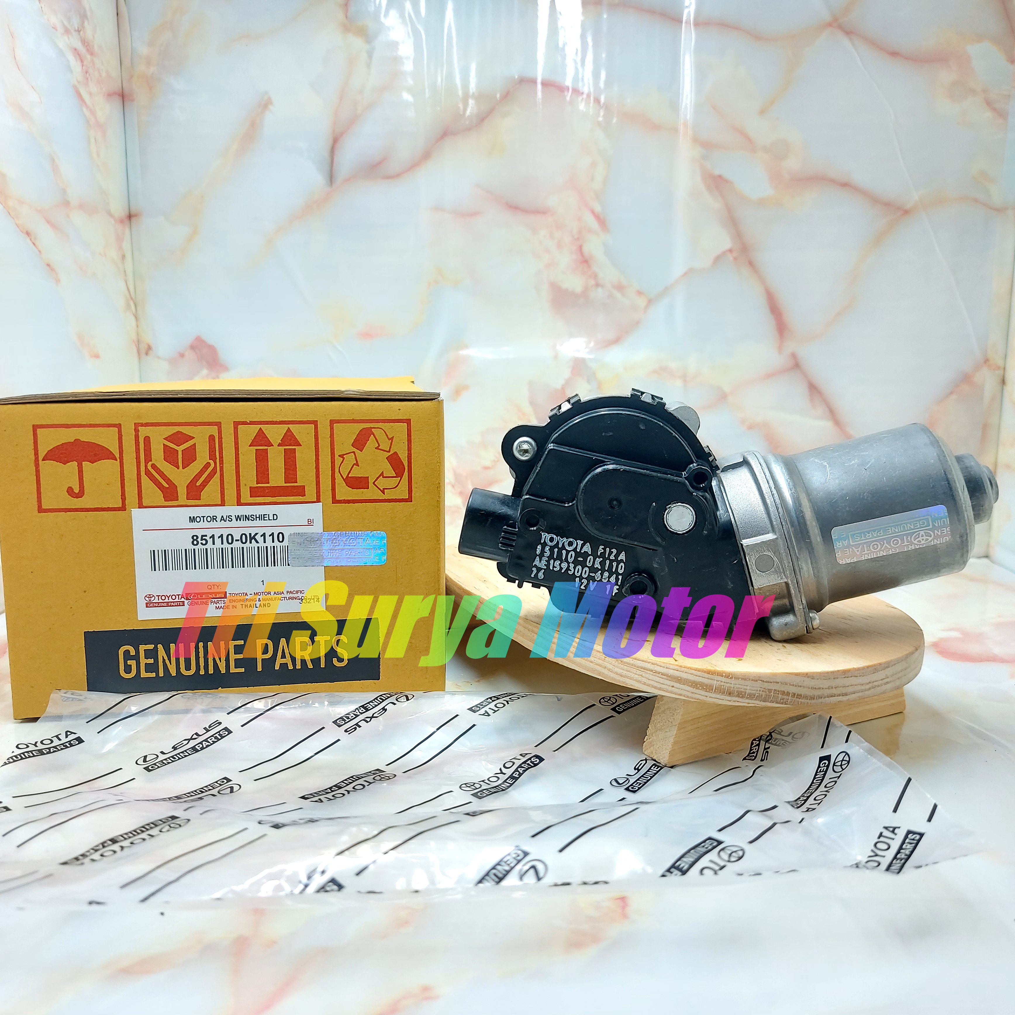 WIPER MOTOR DINAMO WIPER KACA DEPAN INNOVA REBORN/HILUX REVO/FORTUNER VRZ ORI 85110-0K110 BERGARANSI Harga 525,000 rupiah*Gratis Ongkir