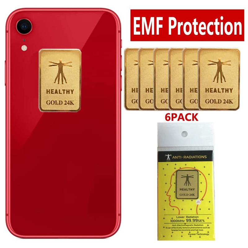 6Pcs Emf Protection Cell Phone Sticker Anti Radiation Protector Sticker Emf  Blocker for Phones iPad Laptop