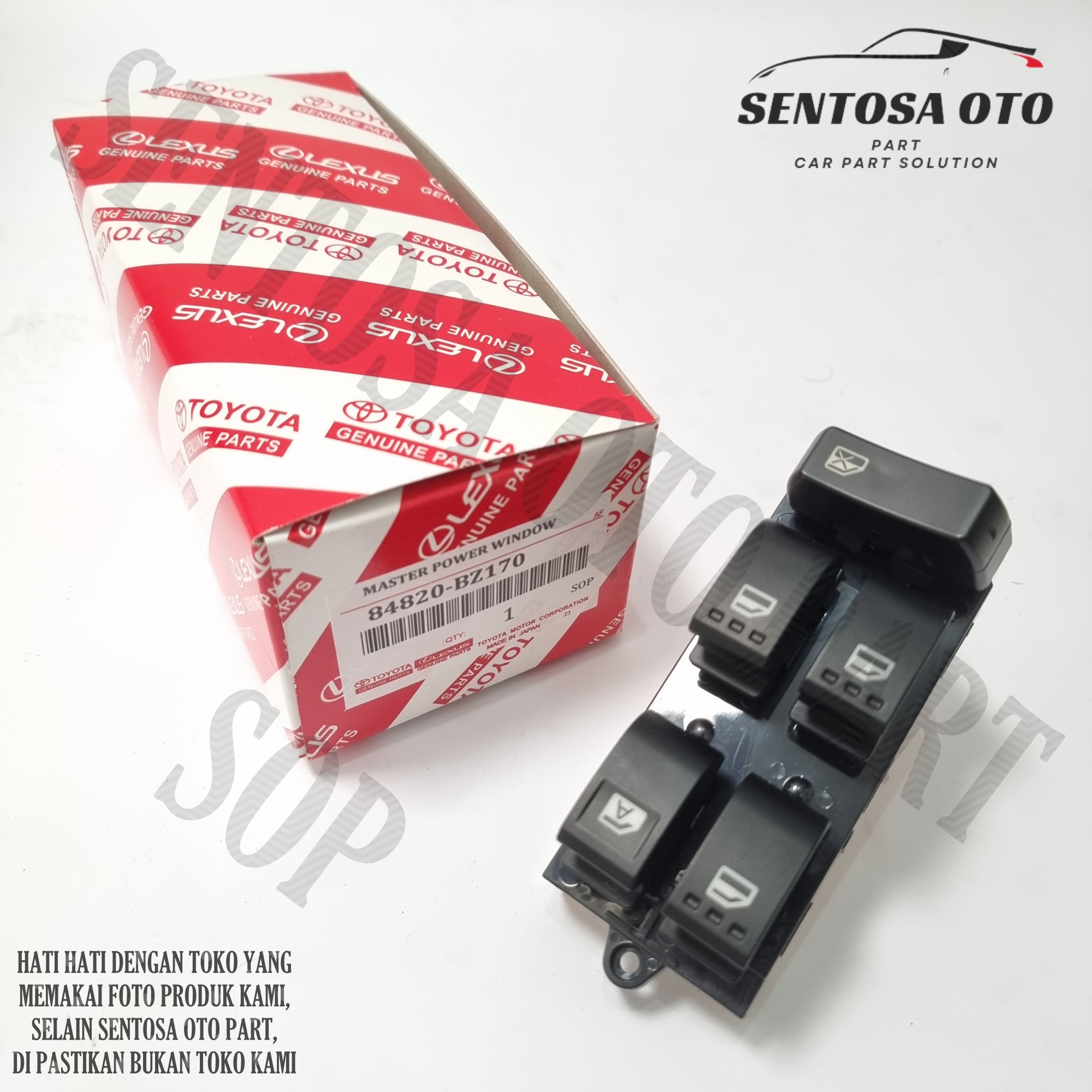 Switch Saklar Power Window Calya Sigra Agya Ayla 2016 Keatas Original Harga 235,000 rupiah*Gratis Ongkir