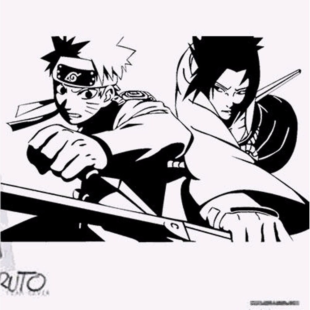 STIKER KAP MOBIL CUTTING STIKER NARUTO SASUKE HONDA TOYOTA SUZUKI ALL NEW Giá 45,000 Đồng*Miễn phí vận chuyển