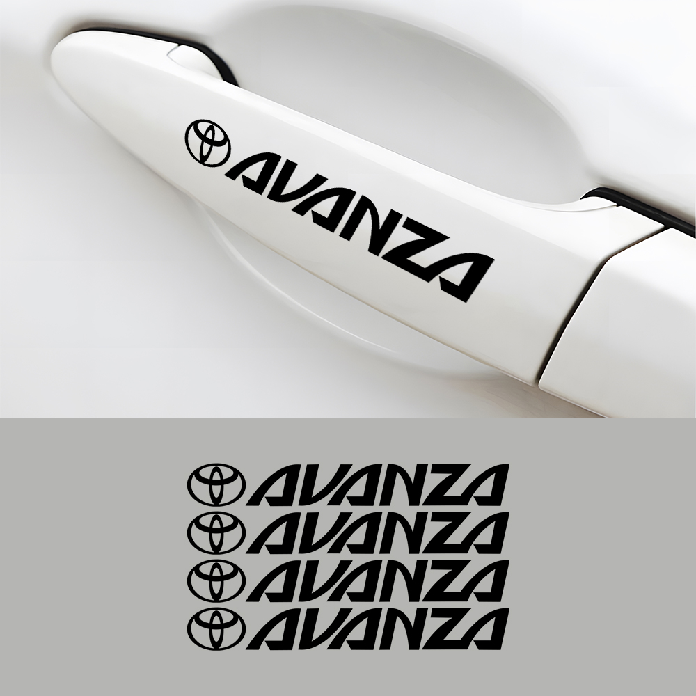 Stiker Handle Pintu Mobil Toyota Avanza - Car Decal Sticker Harga 15,000 rupiah*Gratis Ongkir