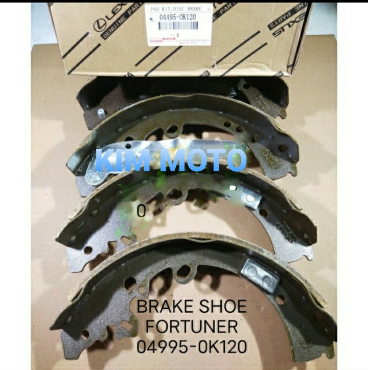 KAMPAS REM BELAKANG BRAKE SHOE FORTUNER HILUX DIESEL VIGO Giá 355,000 Đồng*Miễn phí vận chuyển