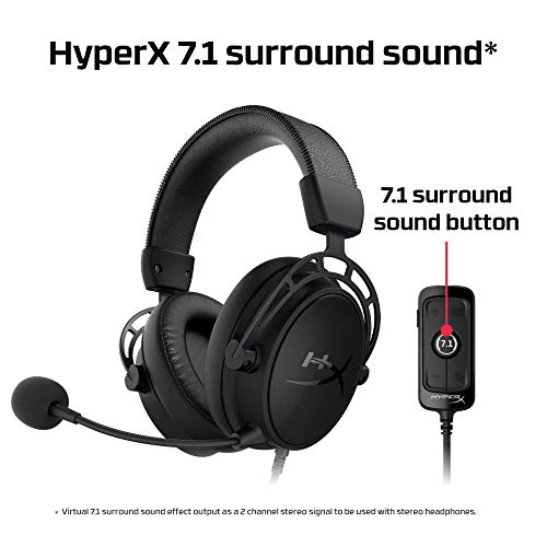 HyperX Cloud Alpha S - PC Gaming Headset, 7.1 Surround Sound, Adjustable  Bass, Dual Chamber Drivers, Breathable Leatherette, Memory Foam, and Noise  Cancelling Microphone - Blackout (HX-HSCAS-BK/WW) | Lazada Indonesia