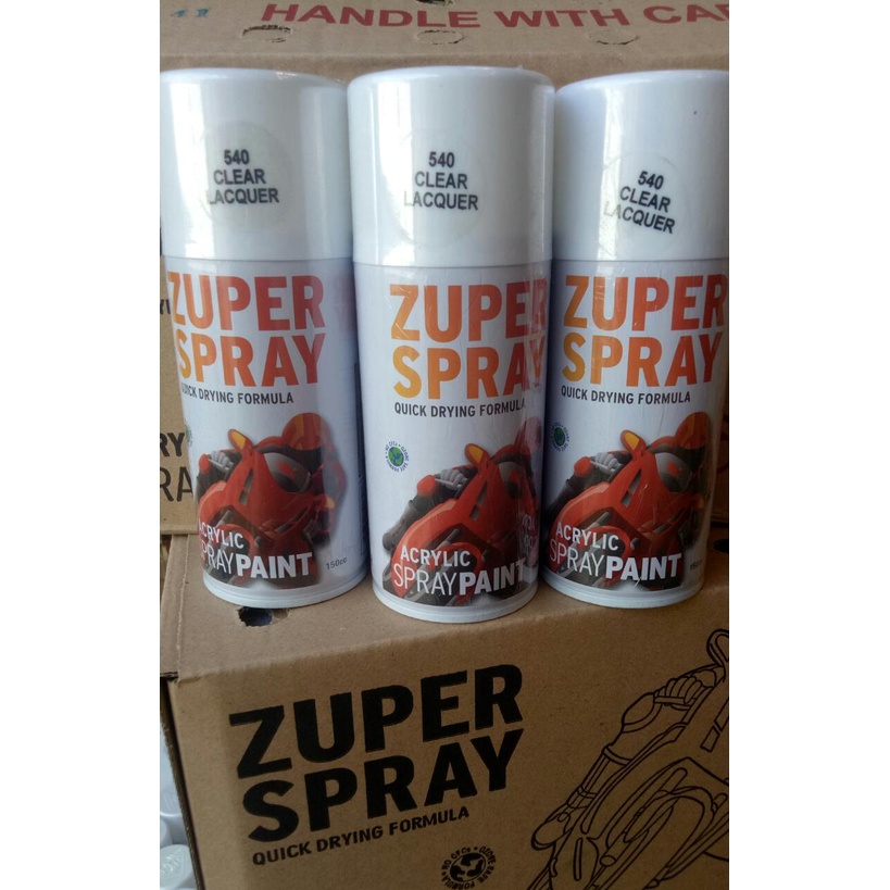 pilok pilox zuper clear lacquer 540 150cc zuper spray clear pernis bening p540 Harga 19,838 rupiah*Gratis Ongkir