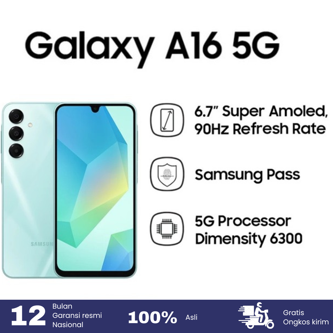 SAMSUNG A16 5G 8/256 GARANSI RESMI Harga  3,799,000 Ringgit*Penghantaran Percuma