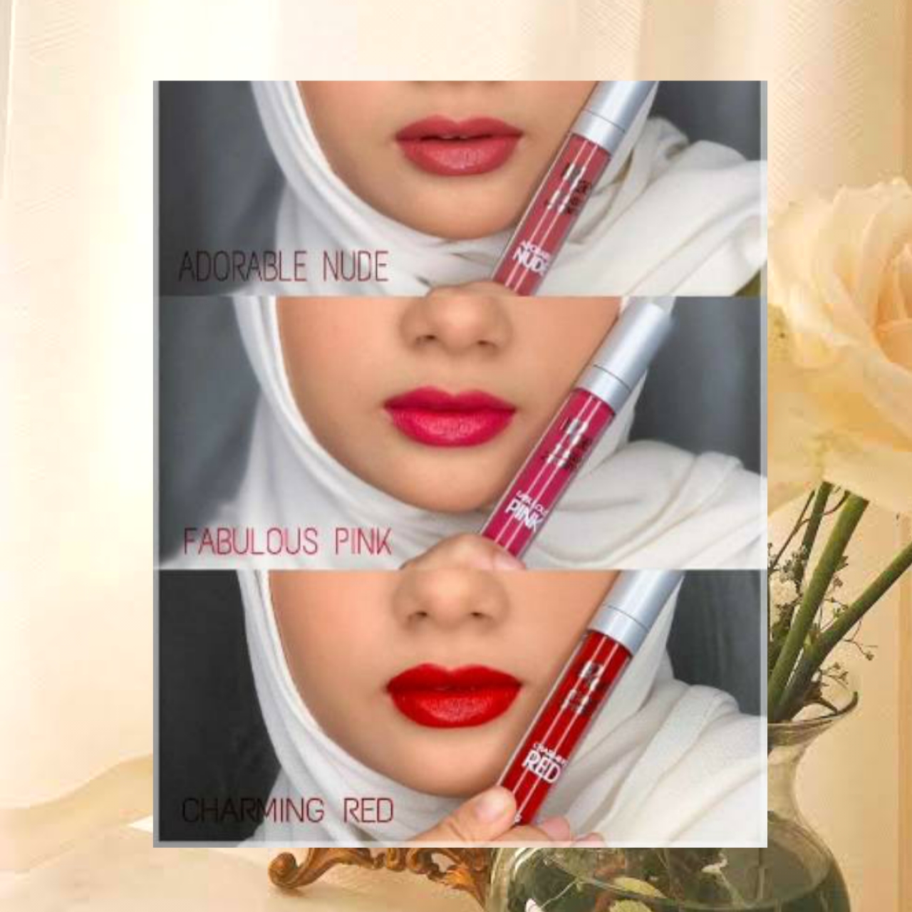 lip ice matte cream charming red