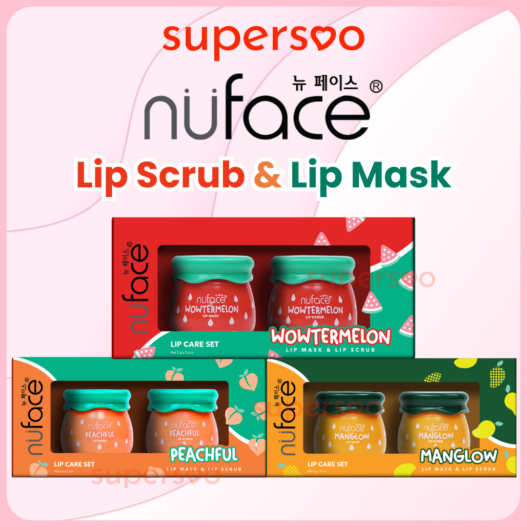 Nuface Lip Care Set Lip Scrub & Lip Mask